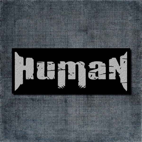 Human Back Patch, Human Logo Big Back Patch