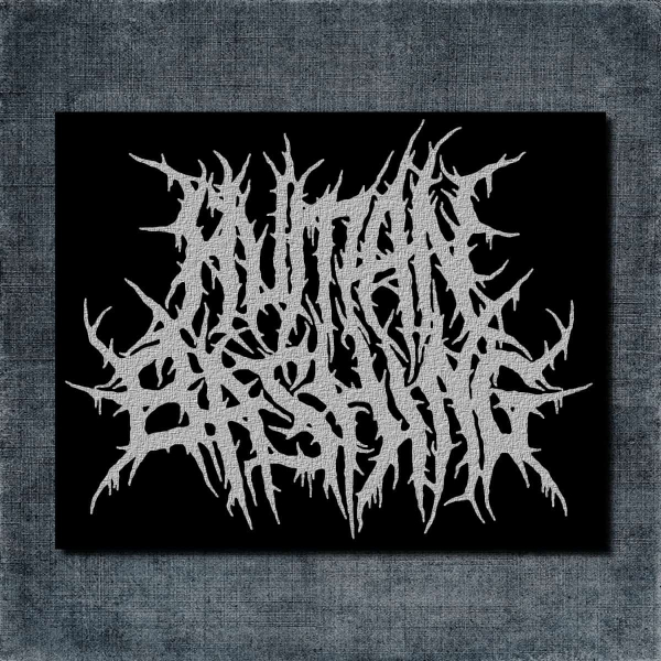 Human Bashing Back Patch, Human Bashing Logo Big Back Patch