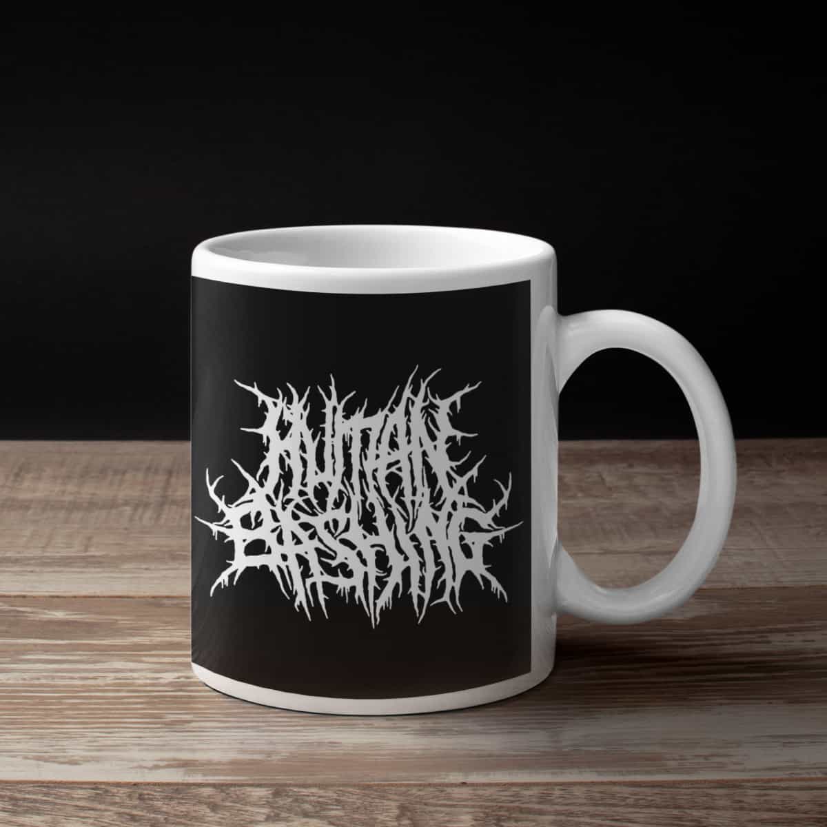 Human Bashing Coffee Mug, Human Bashing Logo Coffee Mug