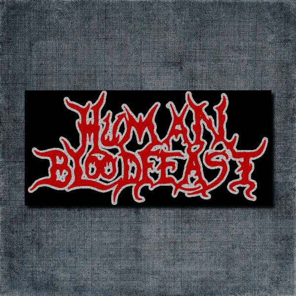 Human Bloodfeast Back Patch, Human Bloodfeast Logo Big Back Patch