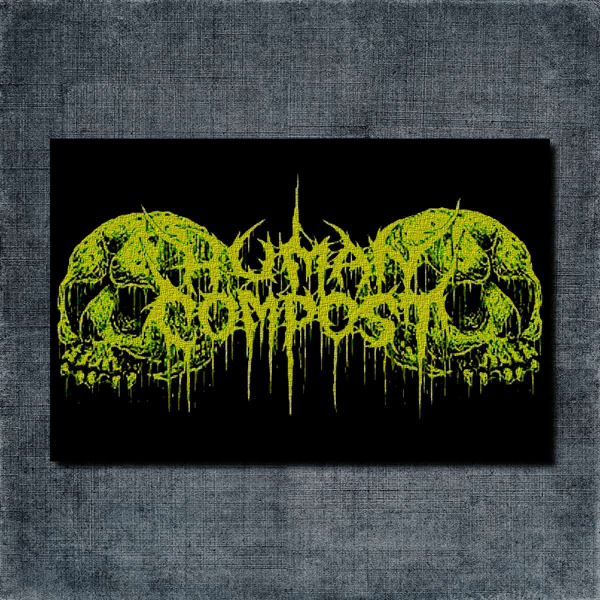 Human Compost Back Patch, Human Compost Logo Big Back Patch