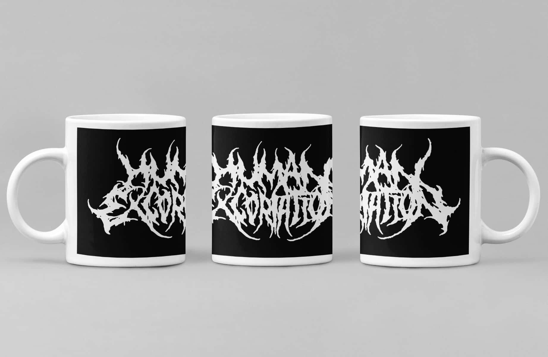 Human Excoriation Coffee Mug, Human Excoriation Logo Coffee Mug
