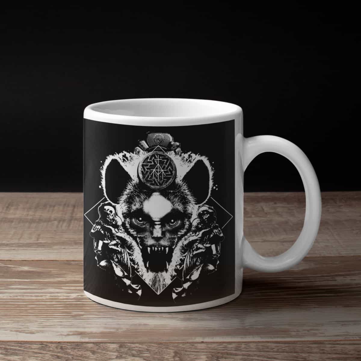 Hyene Filth Coffee Mug, Hyene Metaphore Coffee Mug