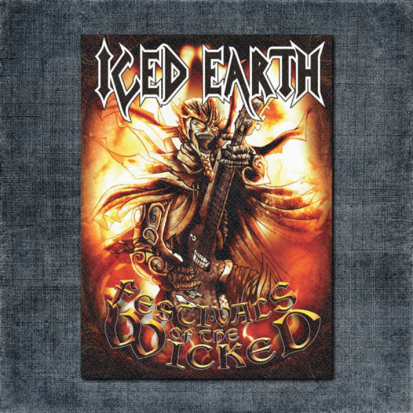 Iced Earth Back Patch, Iced Earth - Festivals of the Wicked Big Back Patch