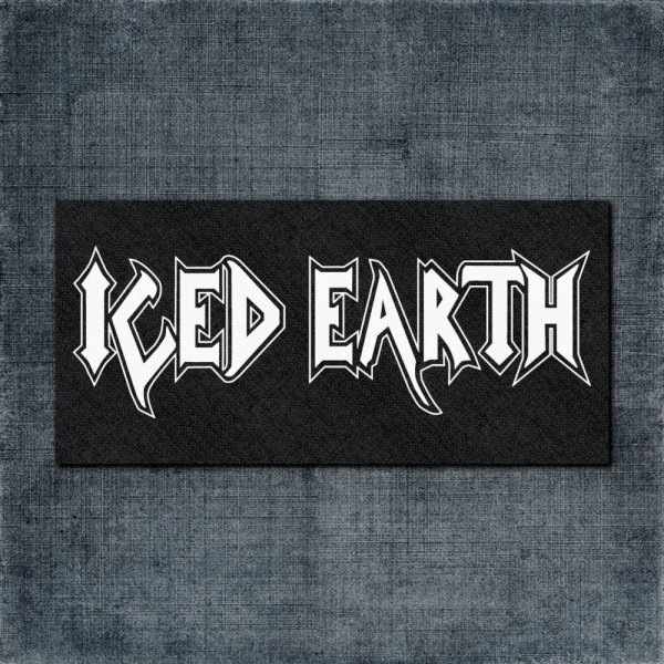 Iced Earth Back Patch, Iced Earth Logo Big Back Patch
