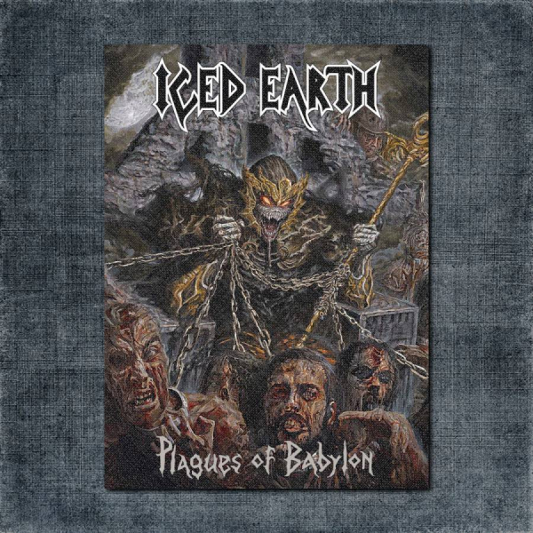 Iced Earth Back Patch, Iced Earth - Plagues of Babylon Big Back Patch