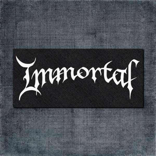 Immortal Back Patch, Immortal Logo Big Back Patch