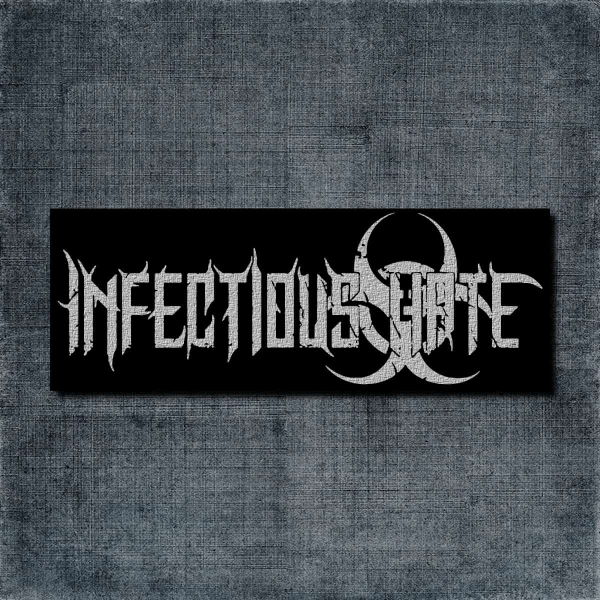 Infectious Hate Back Patch, Infectious Hate Logo Big Back Patch