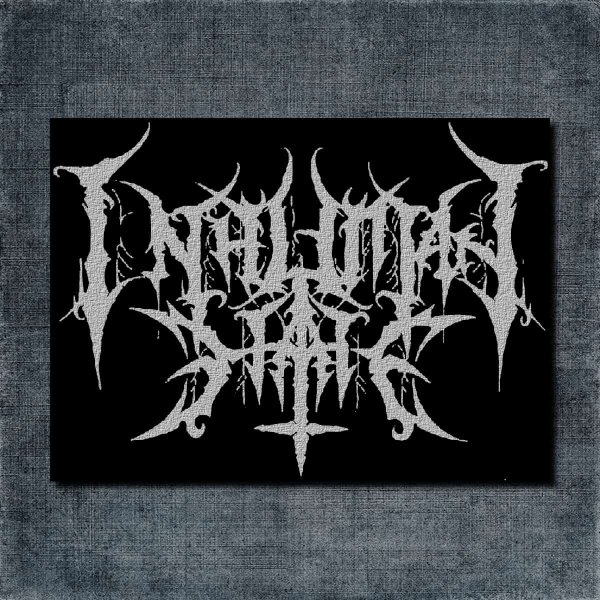 Inhuman Hate Back Patch, Inhuman Hate Logo Big Back Patch