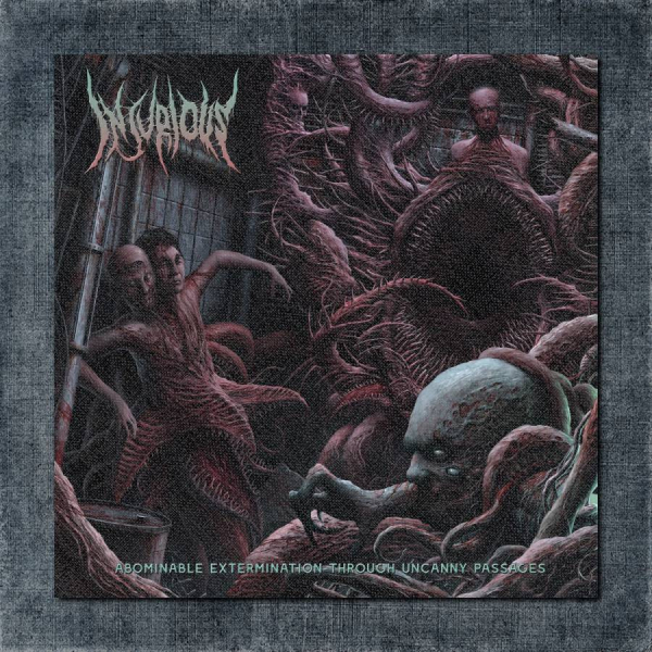 Injurious Back Patch, Injurious - Abominable Extermination Through Uncanny Passages Big Back Patch