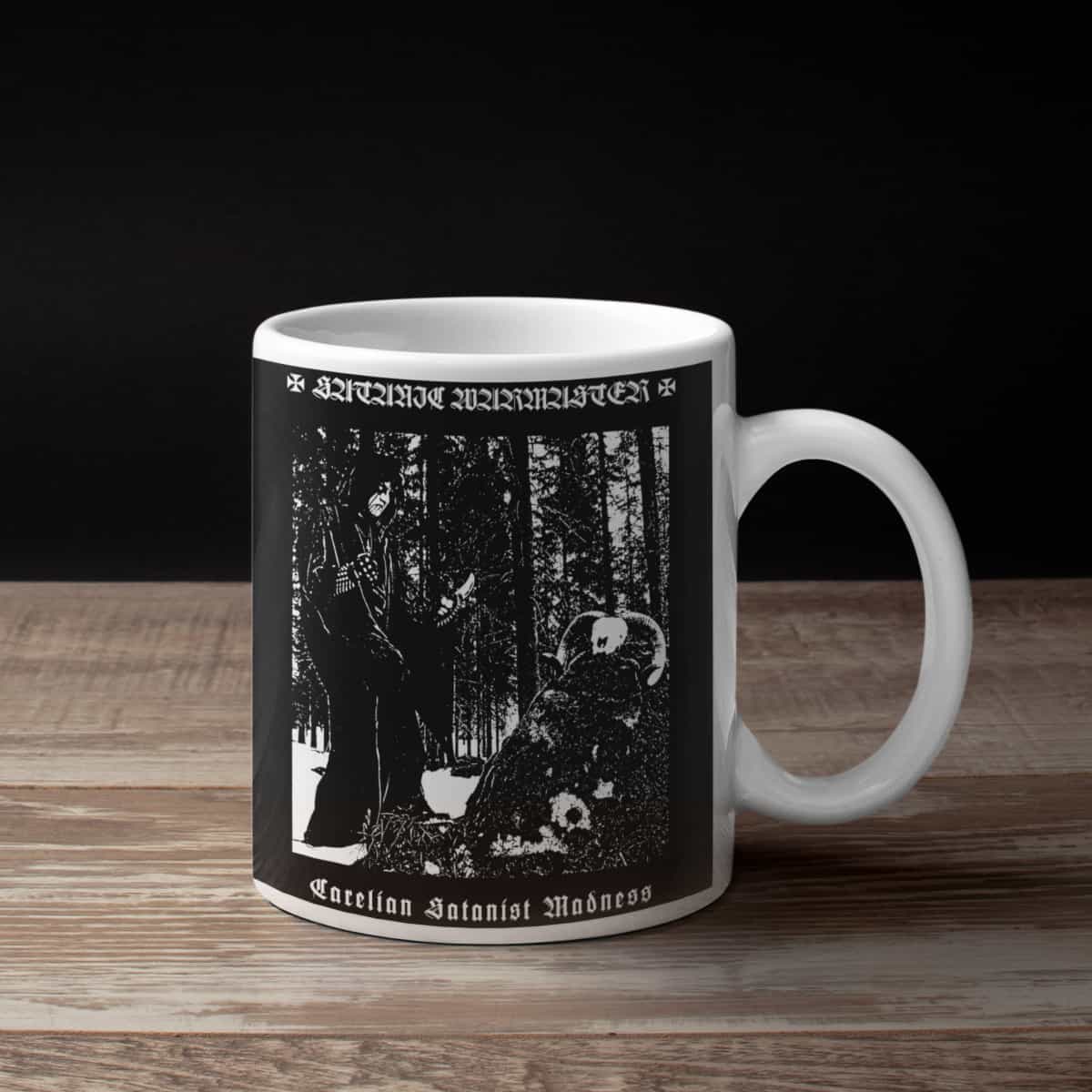 Satanic Warmaster Coffee Mug, Satanic Warmaster Carelian Satanist Madness Cult Coffee Mug