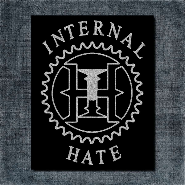Internal Hate Back Patch, Internal Hate Artwork Big Back Patch