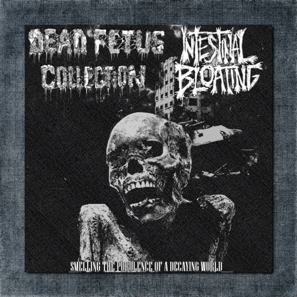 Intestinal Bloating, Dead Fetus Collection Back Patch, Intestinal Bloating, Dead Fetus Collection - Smelling the Purulence of a Decaying World Big Back Patch