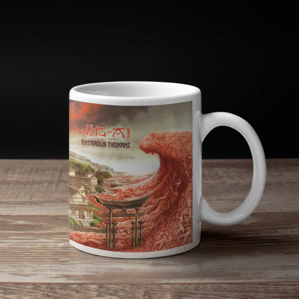 Jig-Ai Coffee Mug, Jig-Ai Entrails Tsunami Mug