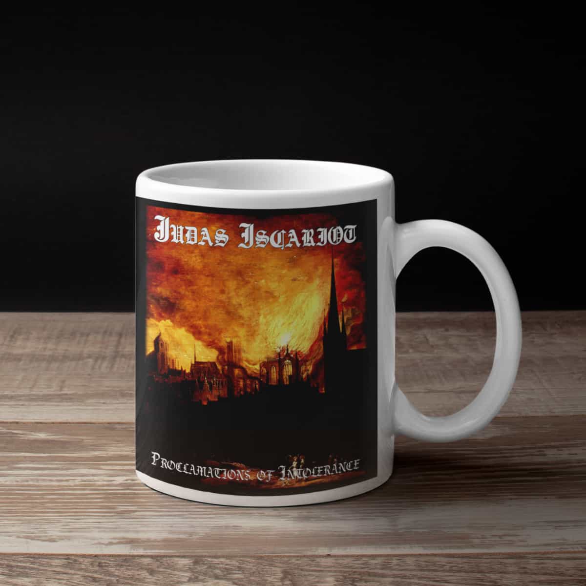 Judas Iscariot Coffee Mug, Judas Iscariot Proclamations of Intolerance Coffee Mug