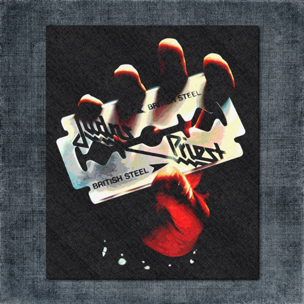 Judas Priest Back Patch, Judas Priest British Steel Big Back Patch