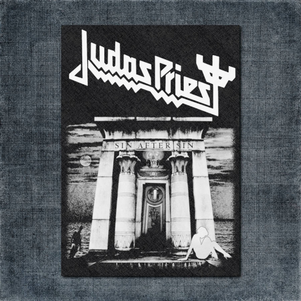 Judas Priest Back Patch, Judas Priest Sin After Sin Big Back Patch
