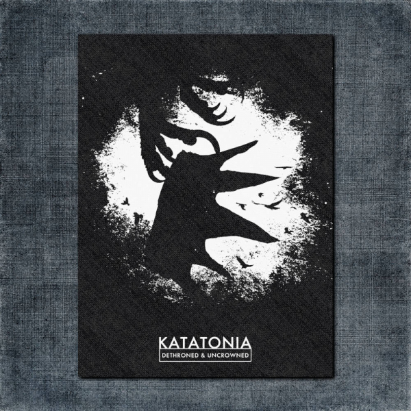 Katatonia Back Patch, Katatonia Dethroned And Uncrowned Cover Big Back Patch