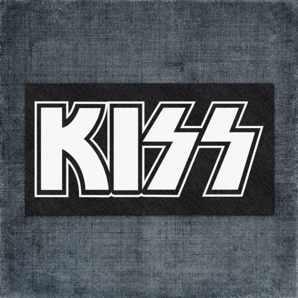 Kiss Back Patch, Kiss Band Logo Big Back Patch, Heavy Metal Merchandise