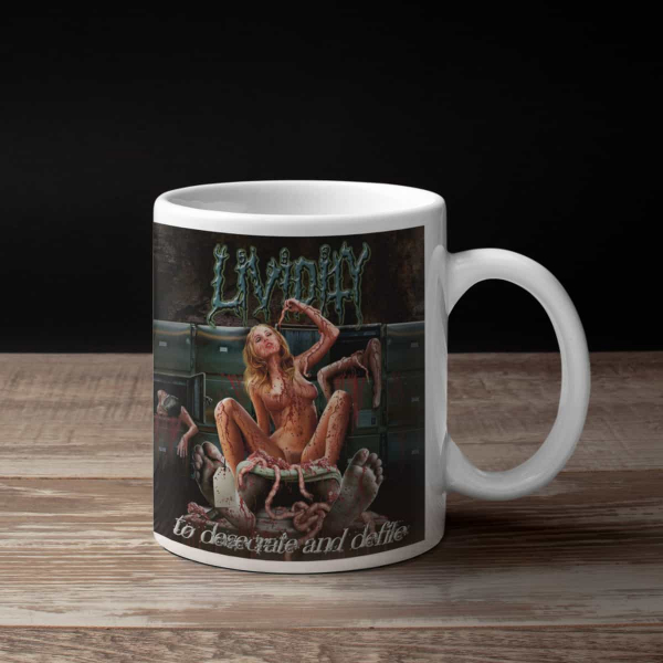 Lividity Coffee Mug, Lividity To Desecrate And Defile Coffee Mug