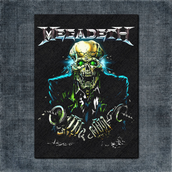 Megadeth Back Patch, Megadeth Artwork Big Back Patch