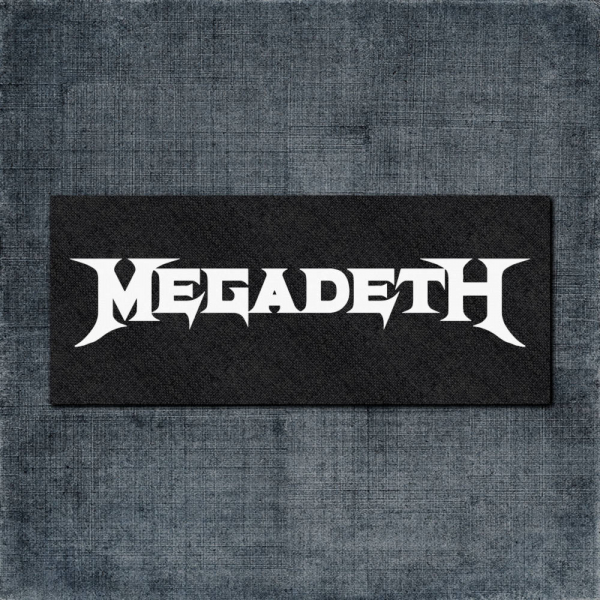 Megadeth Back Patch, Megadeth Logo Big Back Patch