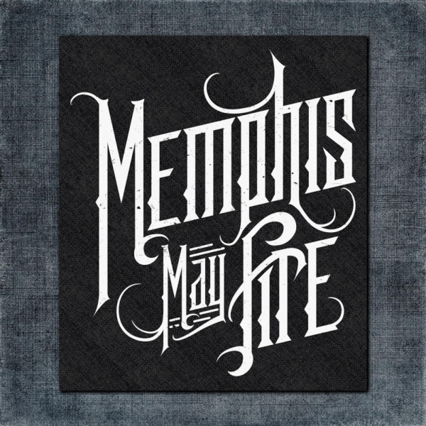 Memphis May Fire Back Patch, Memphis May Fire Logo Big Back Patch