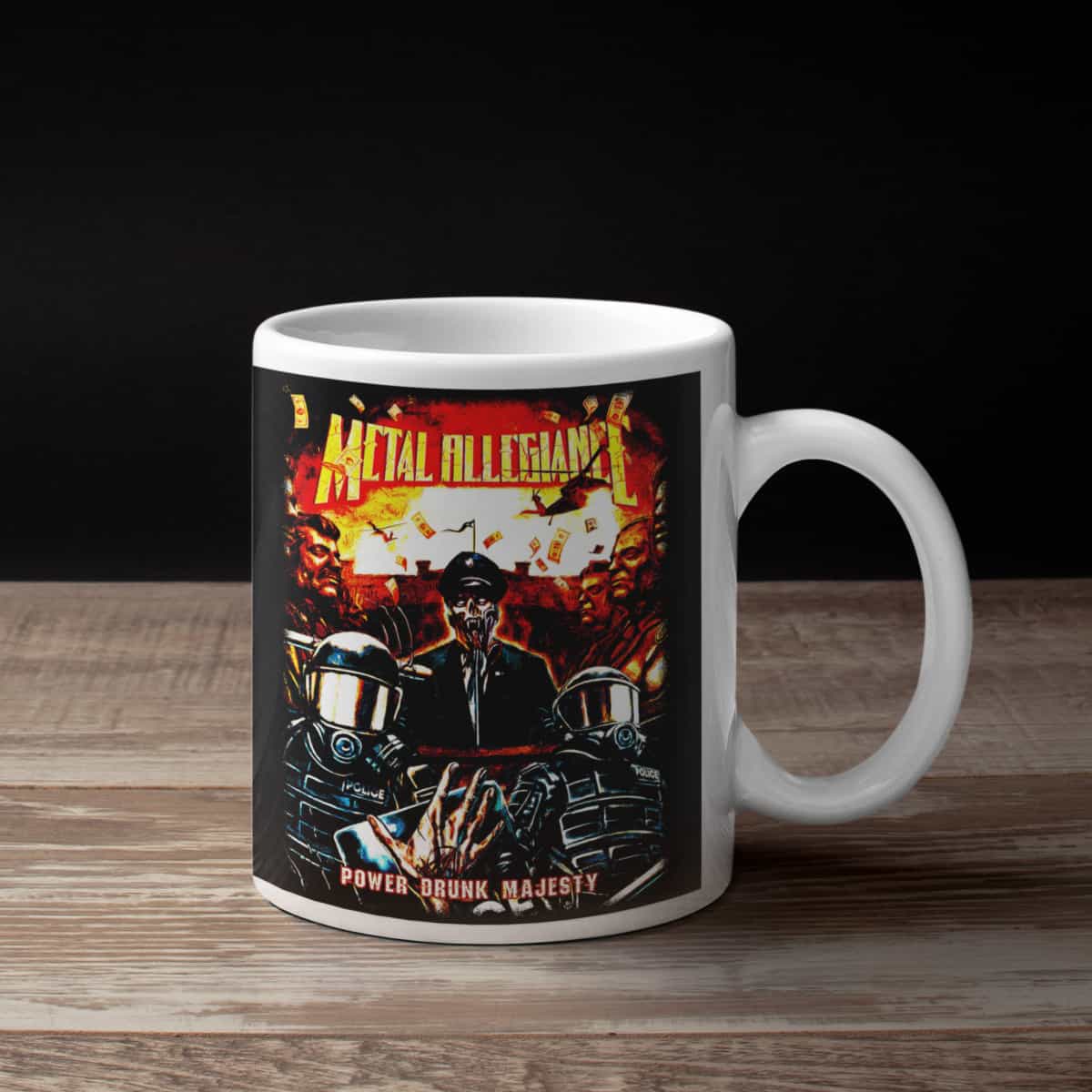 Metal Allegiance Coffee Mug, Metal Allegiance Power Drunk Majesty Coffee Mug