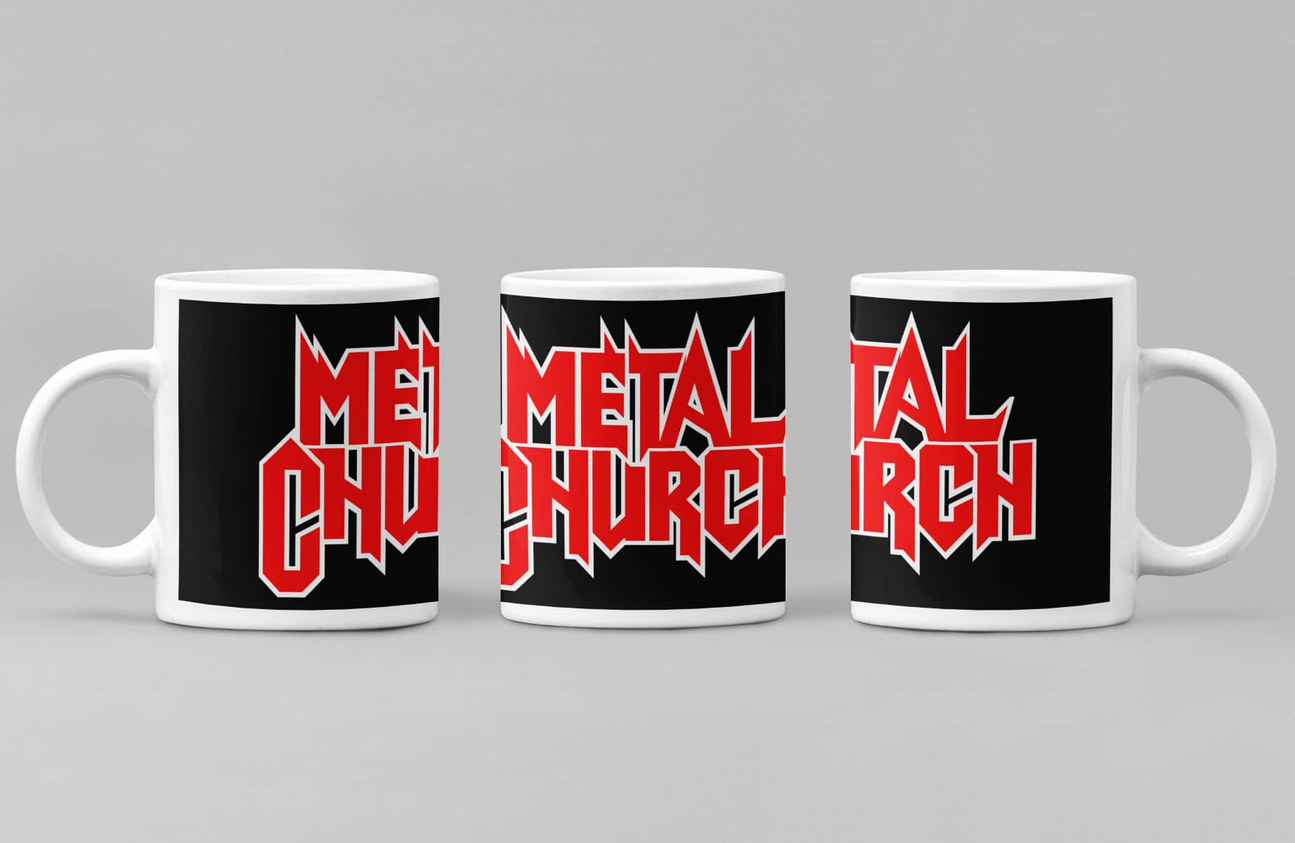 Metal Crunch Coffee Mug, Metal Crunch Logo Coffee Mug