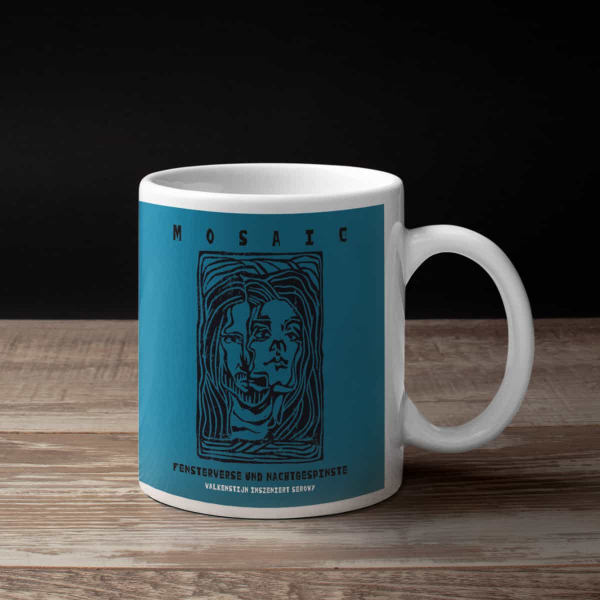 Mosaic Coffee Mug, Mosaic Fensterverse und Nachtgespinste Coffee Mug