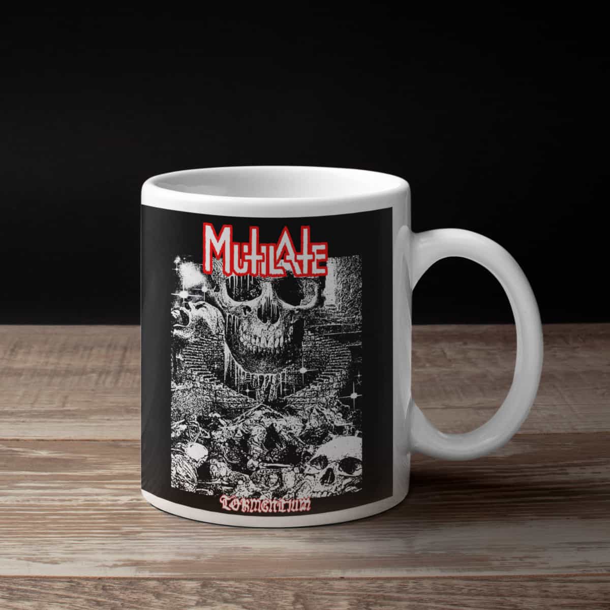 Mutilate Coffee Mug, Mutilate Artwork Coffee Mug