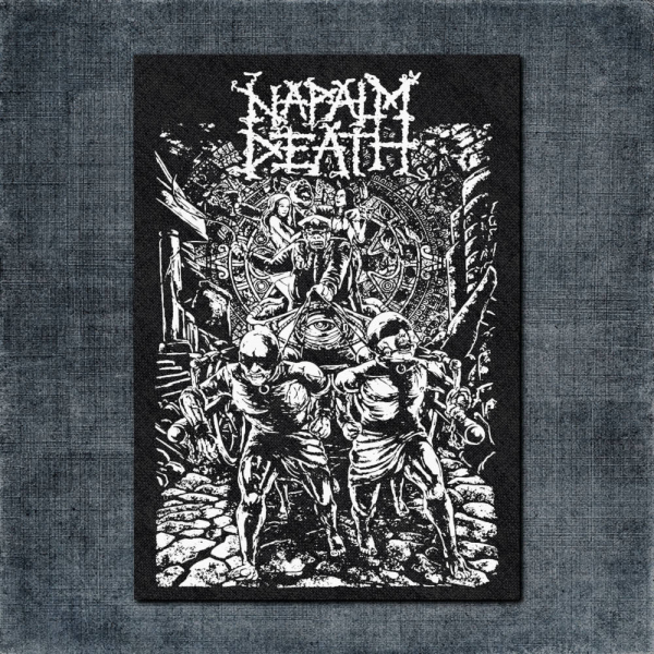 Napalm Death Back Patch, Napalm Death Artwork Big Back Patch