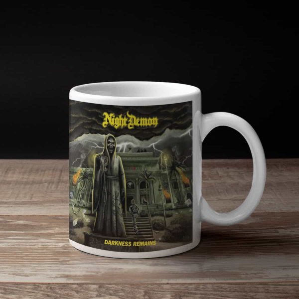 Night Demon Coffee Mug, Night Demon Darkness Remains Mug
