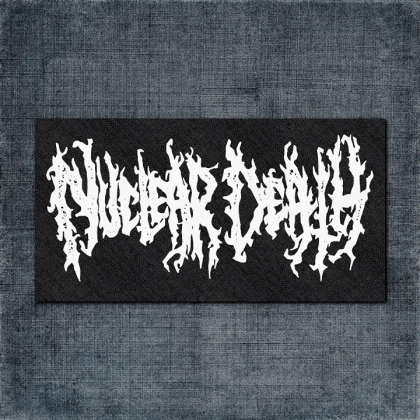 Nuclear Death Back Patch, Nuclear Death Logo Big Back Patch
