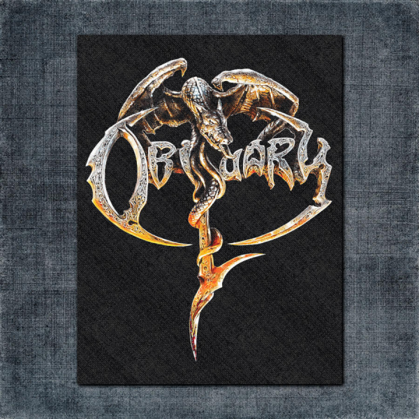Obituary Back Patch, Obituary Artwork Big Back Patch