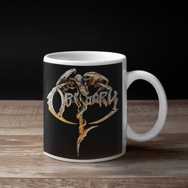 Obituary Coffee Mug, Obituary Artwork Coffee Mug