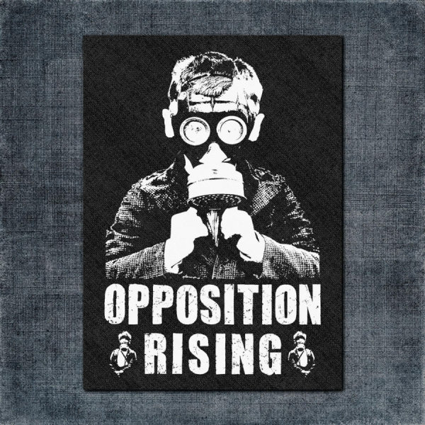 Opposition Rising Back Patch, Opposition Rising Artwork Big Back Patch