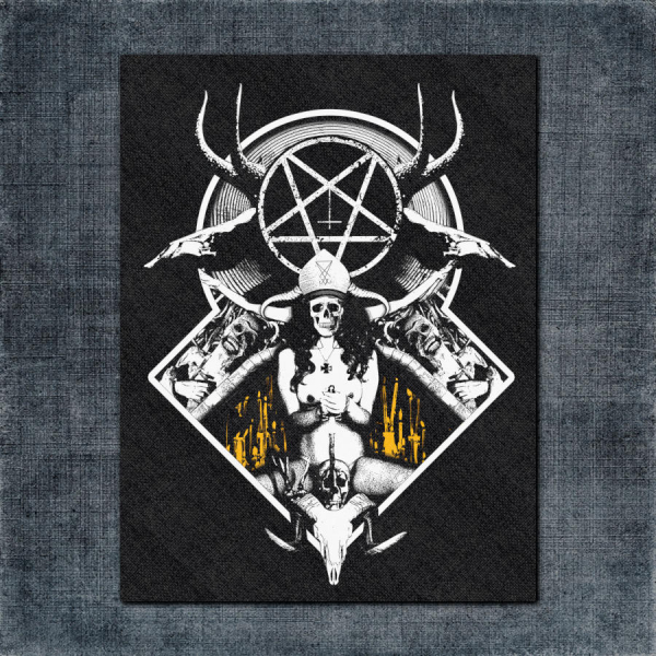 Ov Hell Back Patch, Ov Hell Artwork Big Back Patch