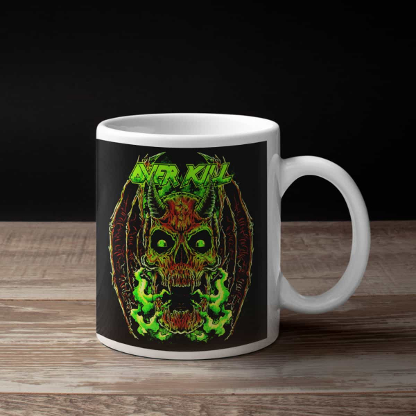 Over Kill Coffee Mug, Over Kill Artwork Coffee Mug
