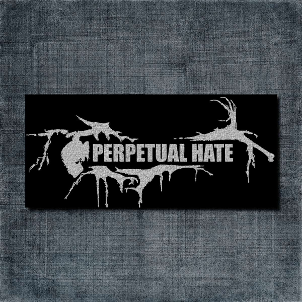 Perpetual Hate Back Patch, Perpetual Hate Logo Big Back Patch