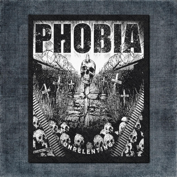 Phobia Back Patch, Phobia Unrelenting Big Back Patch