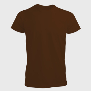 Print On Demand Brown T-Shirt for Men (Unisex)
