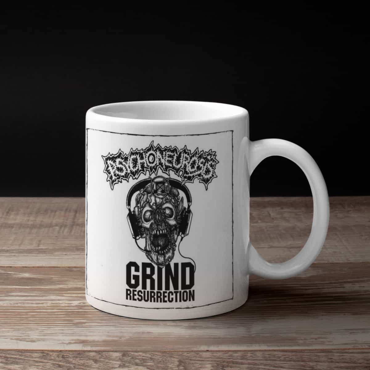 Psychoneurosis Coffee Mug, Psychoneurosis Grind Resurrection Coffee Mug