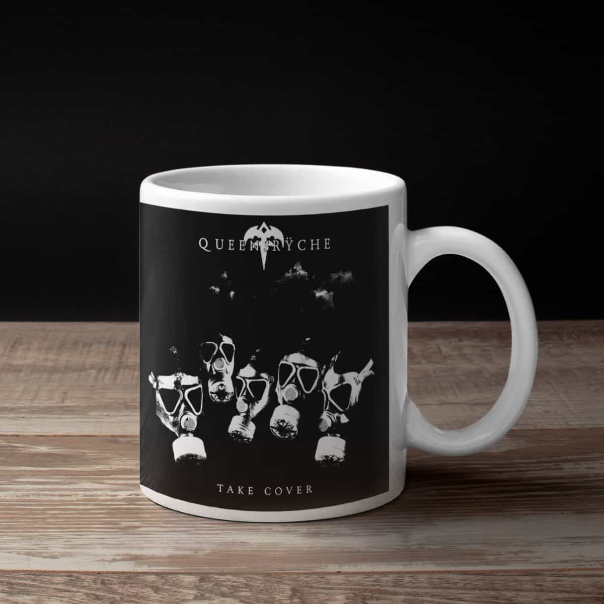 Queensrÿche Coffee Mug, Queensrÿche Take Cover Coffee Mug
