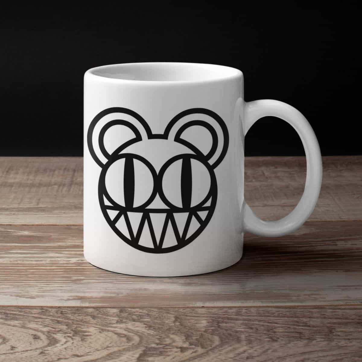 Radiohead Coffee Mug, Radiohead Band Logo Mug