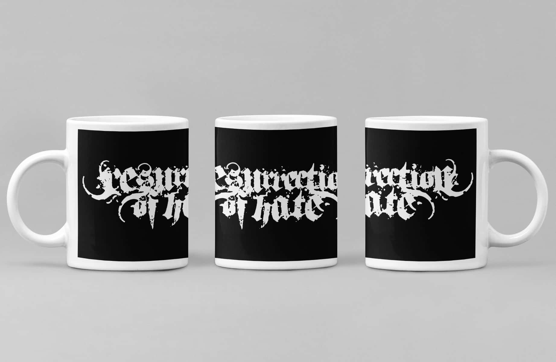 Resurrection of Hate Coffee Mug, Resurrection of Hate Logo Coffee Mug