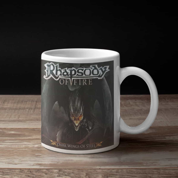 Rhapsody of Fire Coffee Mug, Rhapsody of Fire Dark Wings of Steel Coffee Mug