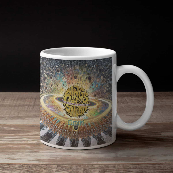 Rings of Saturn Band Coffee Mug, Rings of Saturn Gidim Mug