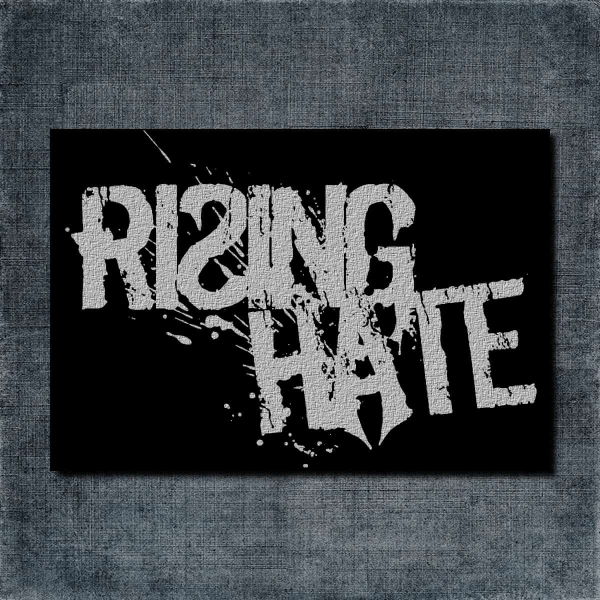 Rising Hate Back Patch, Rising Hate Logo Big Back Patch