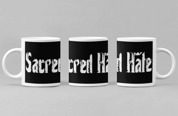 Sacred Hate Coffee Mug, Sacred Hate Logo Coffee Mug